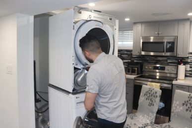 Dryer Moror Repair In Progress