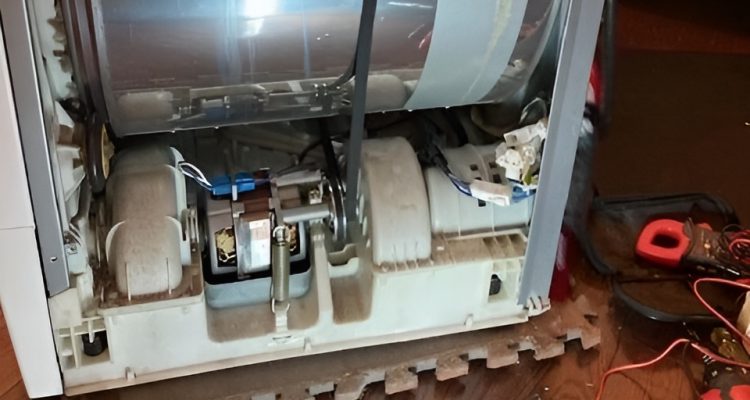 Washer Drum Repair In Process